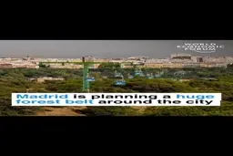 ایده مسئولین شهرمادرید برای تمیز کردن هوا + ویدئو