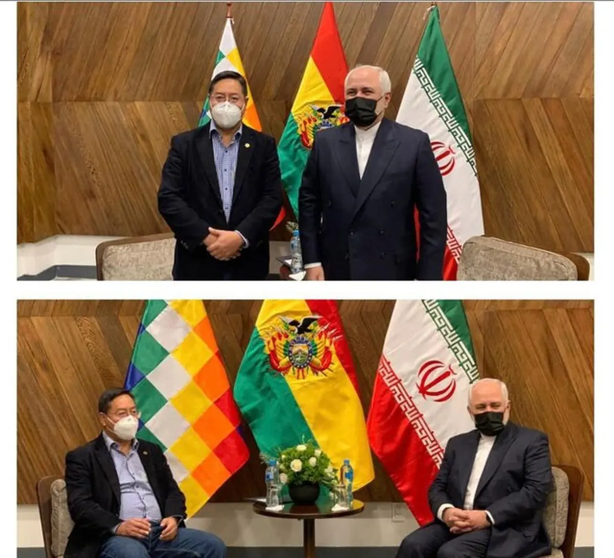 ظریف: ایران با جدیت در کنار دولت و ملت بولیوی است