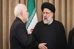 دیدار ظریف با ابراهیم رئیسی