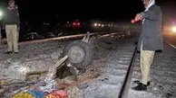 25 کشته در تصادف قطار با اتوبوس در پاکستان 
