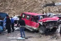 تصادف سنگین در  محور ایلام به اسلام آباد غرب+ویدئو 