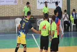 
 ضرب و شتم در افتتاحیه لیگ نونهالان فوتسال
