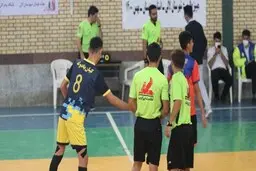 
 ضرب و شتم در افتتاحیه لیگ نونهالان فوتسال
