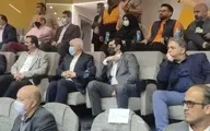 وزیر ورزش تماشاگر ویژه نیمه‌نهایی لیگ بسکتبال