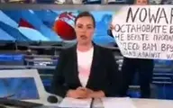 اعتراض ضدجنگ در پخش زنده تلویزیون روسیه!+ ویدئو 