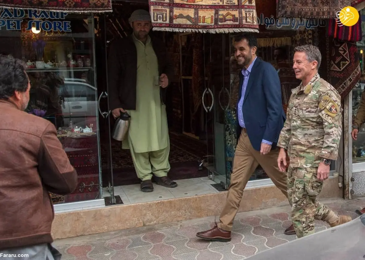 نمایش خیابانی ژنرال آمریکایی در کابل 