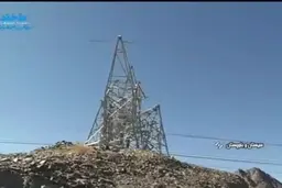سرقت دکل اصلی فشارقوی در سیستان و بلوچستان که به مرگ سارق ختم شد + ویدئو