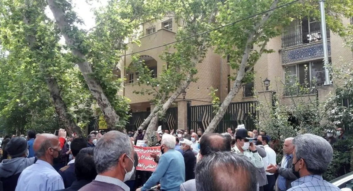 تجمع اعتراضی بازنشستگان در تهران و شهرستان‌ها
