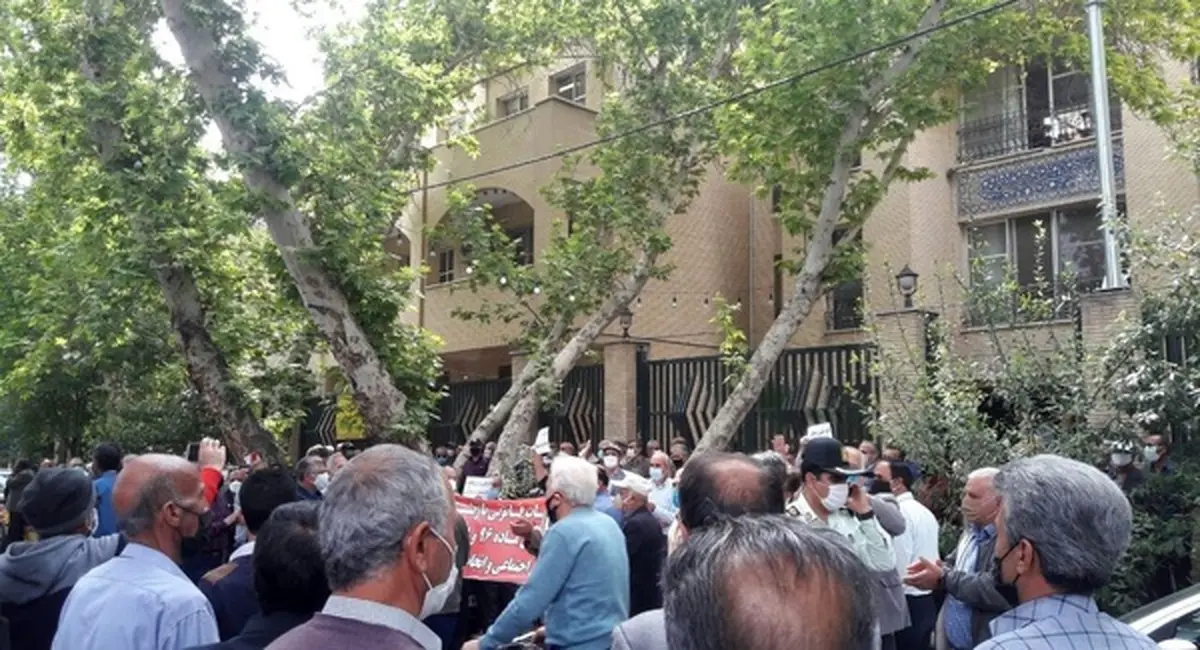 تجمع اعتراضی بازنشستگان در تهران و شهرستان‌ها
