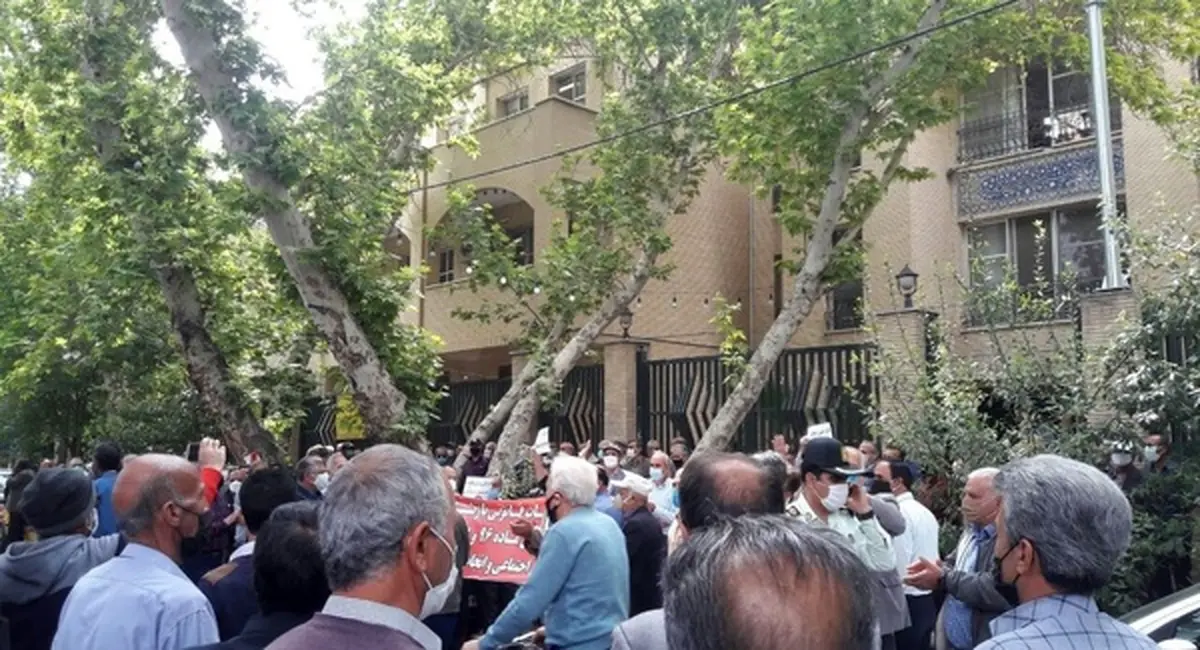 تجمع اعتراضی بازنشستگان در تهران و شهرستان‌ها