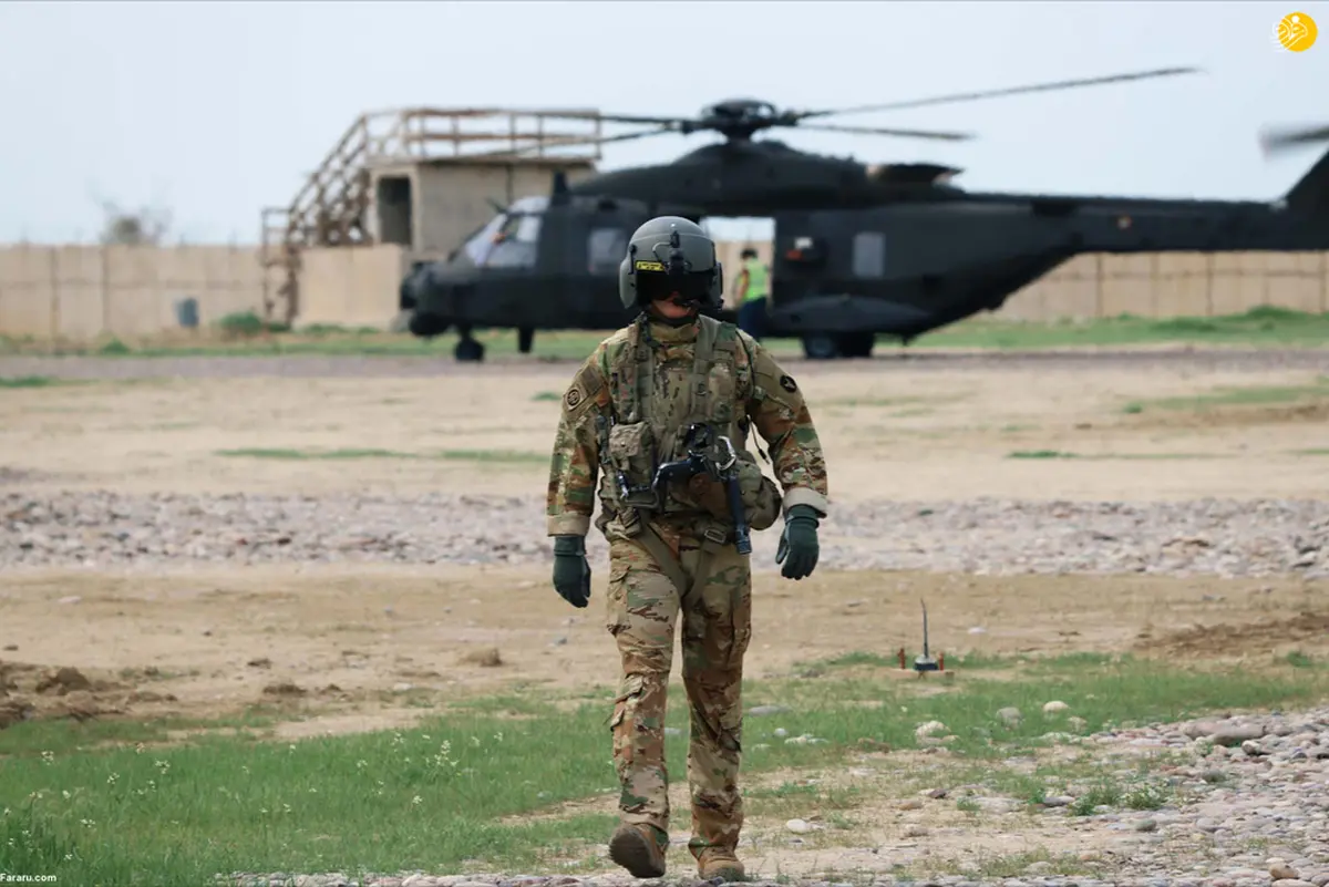 خروج نیروهای آمریکایی از پایگاه القیاره عراق 