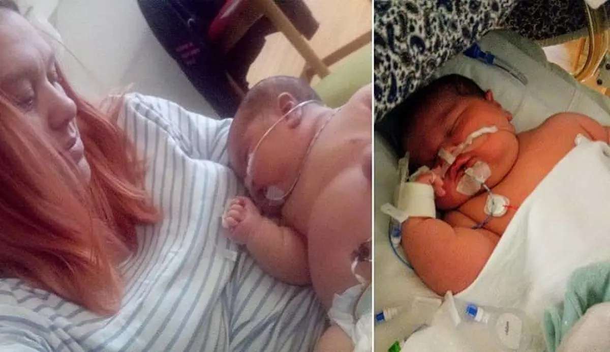 پرسنل بیمارستان با تولد یک نوزاد شوکه شدند +عکس