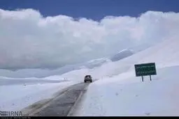 ارتفاع برف در شهرستان خلخال به بیش از ۴ متر رسید