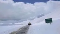 ارتفاع برف در شهرستان خلخال به بیش از ۴ متر رسید