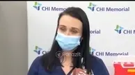بیهوش شدن پرستار آمریکایی بعد از دریافت واکسن + ویدئو