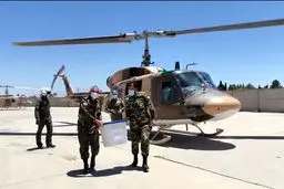 سقوط یک فروند بالگرد حامل صندوقهای اخذ رای در دزفول