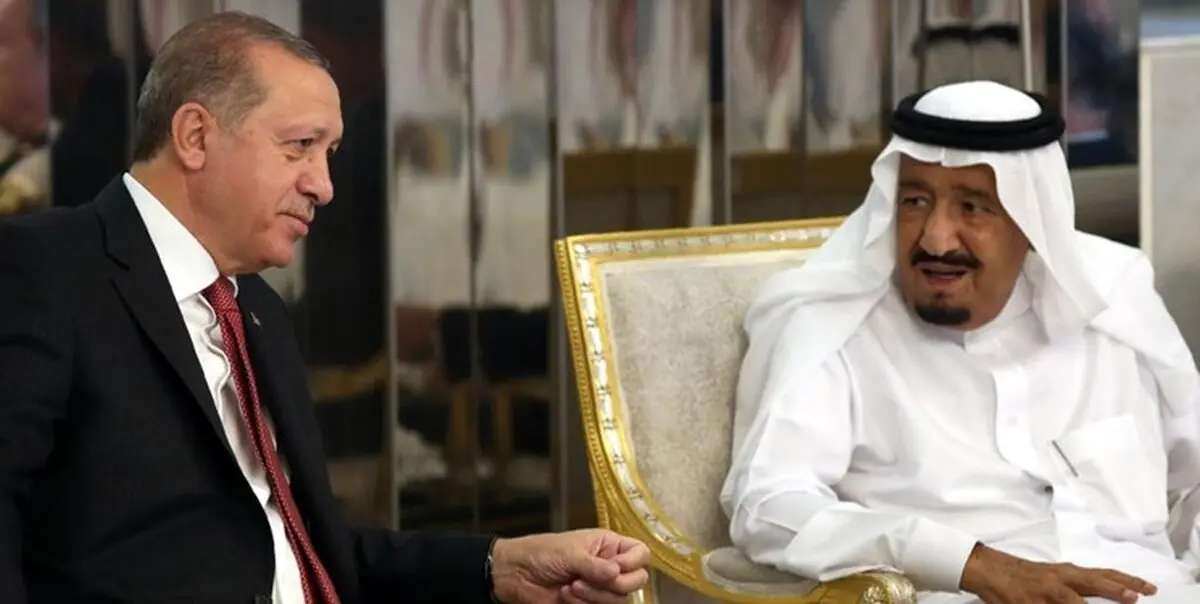 
گفت‌وگوی تلفنی اردوغان و پادشاه سعودی پس از یک سال و نیم
