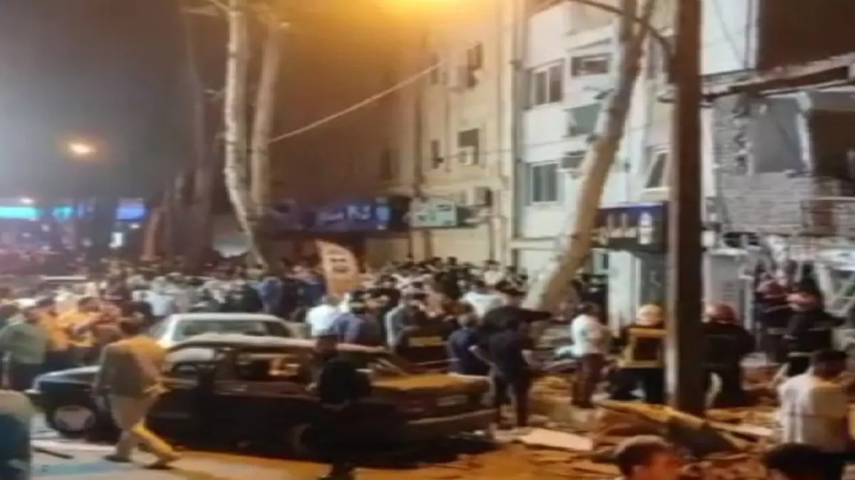 فاجعه در خیابان باهنر رشت | انفجار گاز ساختمان دوبلکس را ویران کرد