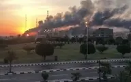 حمله به تاسیسات نفتی آرامکو سعودی در شهر ظهران ( در ساحل خلیج فارس)