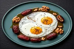 طرز تهیه نیمرو خرما و کنجد | یه صبحانه متفاوت و مقوی +ویدئو