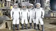 بازگشت شبانه چهار فضانورد به زمین با کپسول اسپیس ایکس