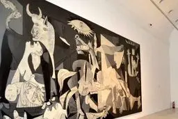 سازمان ملل | خروج پرده تابلوی مشهور پیکاسو از سازمان ملل