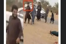 مردی که به نیروهای زخمی‌ِ پلیس می‌خندید، دستگیر شد | به اتهام هتک‌حرمت به پلیس دستگیر شد +تصویر