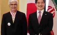 
اعطای مدال افتخار به سفیر پیشین ایران در توکیو