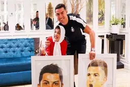 شکایت از کریستیانو رونالدو به‌خاطر بغل‌کردن فاطمه حمامی | رونالدو باید شلاق بخورد!