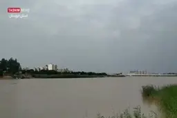 تصاویر مشمئزکننده از ورود فاضلاب به رود کارون + ویدئو