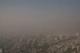  توفان گرد و خاک در تهران