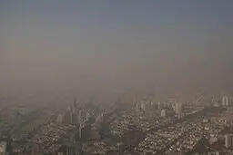  توفان گرد و خاک در تهران