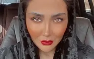 اقدام عجیب مریم معصومی بازیگر مشهور سینمای ایران | حجاب نصف و نیمه روی موتور + عکس