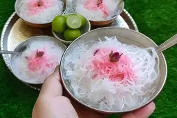 خودت توی خونه  فالوده شیرازی درست کن، خیلی راحته | طرز تهیه فالوده شیرازی خوشمزه و مخصوص به روش بازاری + نکات مهم