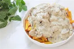 دیگه برای سیب زمینی با سس قارچ و بیکن کافه‌ها پول خرج نکن! | طرز تهیه سیب زمینی با سس قارچ و بیکن، یه شام سالم و ارزون در خانه +ویدئو