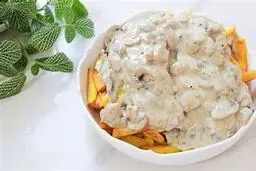 دیگه برای سیب زمینی با سس قارچ و بیکن کافه‌ها پول خرج نکن! | طرز تهیه سیب زمینی با سس قارچ و بیکن، یه شام سالم و ارزون در خانه +ویدئو