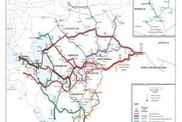 تحول مسیرهای ارتباطی آسیای مرکزی در نتیجه جنگ روسیه در اوکراین
