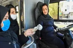 اولین زنی که دراراک راننده اتوبوس شد