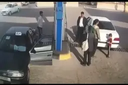 هنگام سوخت‌گیری CNG از خودرو فاصله بگیرید. + ویدئو