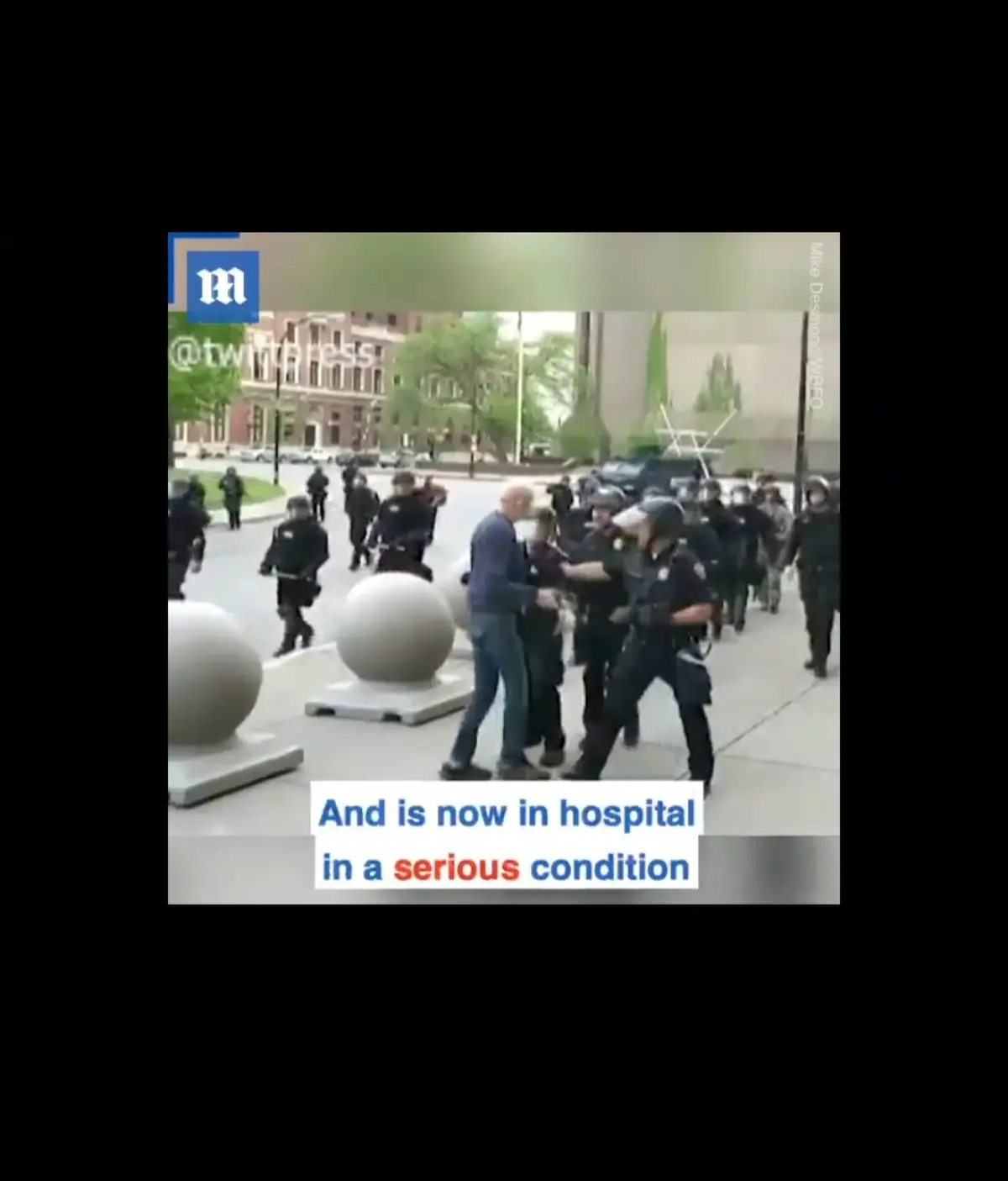 هل دادن معترض توسط دو پلیس نیویورکی +ویدئو