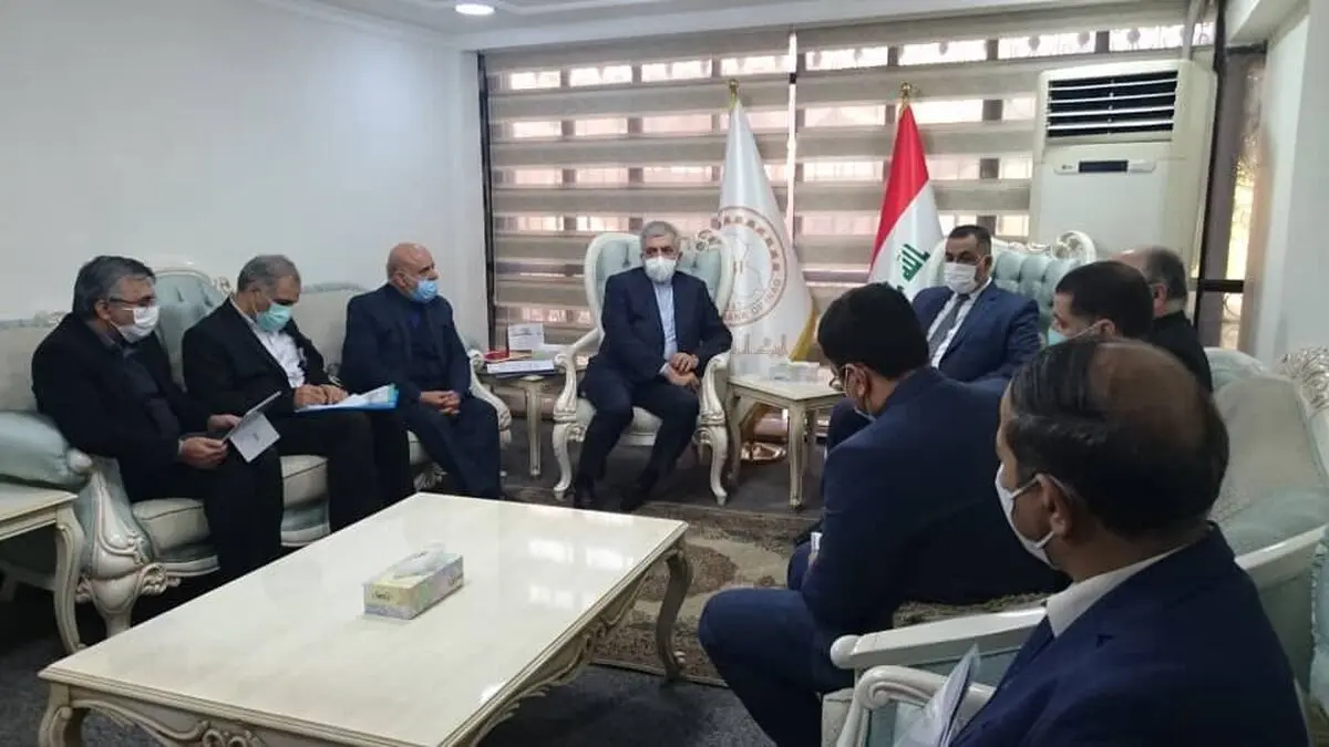 ملاقات وزیر نیرو با رییس بانک مرکزی عراق