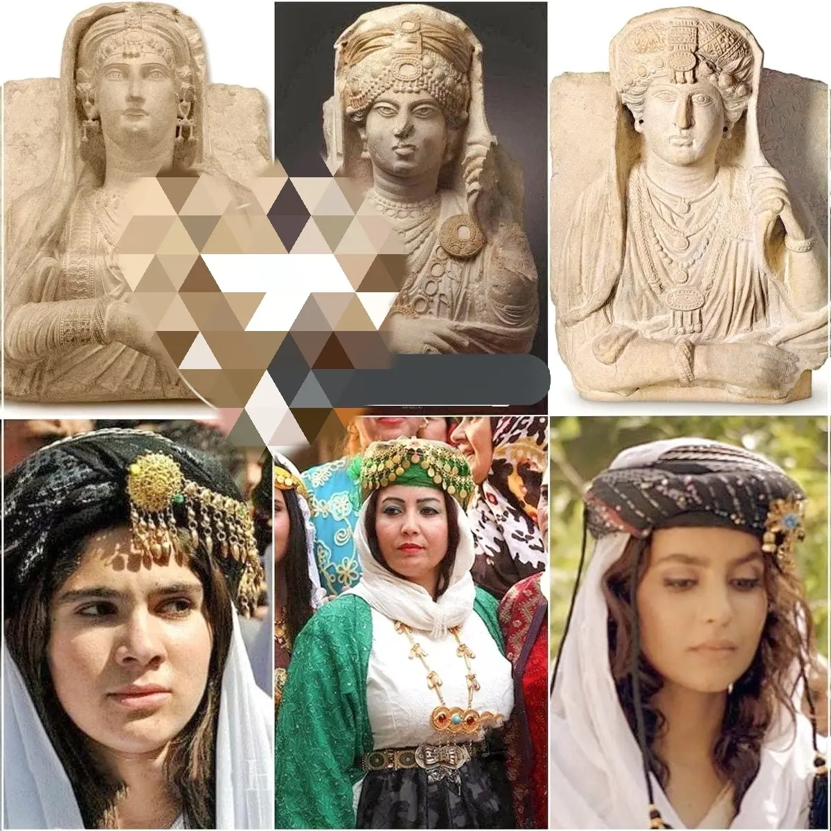 پوشش زنان کُرد ایزدی طی ۱۸۰۰ سال تغییری نکرده است! +تصویر