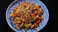 اگه دنبال یک سالاد جدید برای مهمانی هستی حتما سالاد قارچ و بادمجان رو امتحان کن! | طرز تهیه سالاد قارچ و بادمجان برای مهمانی +ویدئو