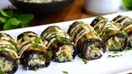 یک پیش غذای ساده و خوشمزه با بادمجان | طرز تهیه غذای آسان +ویدئو