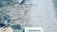 انهدام کامل ستون نظامی متعلق به ارتش روسیه در جنوب اوکراین+ویدئو