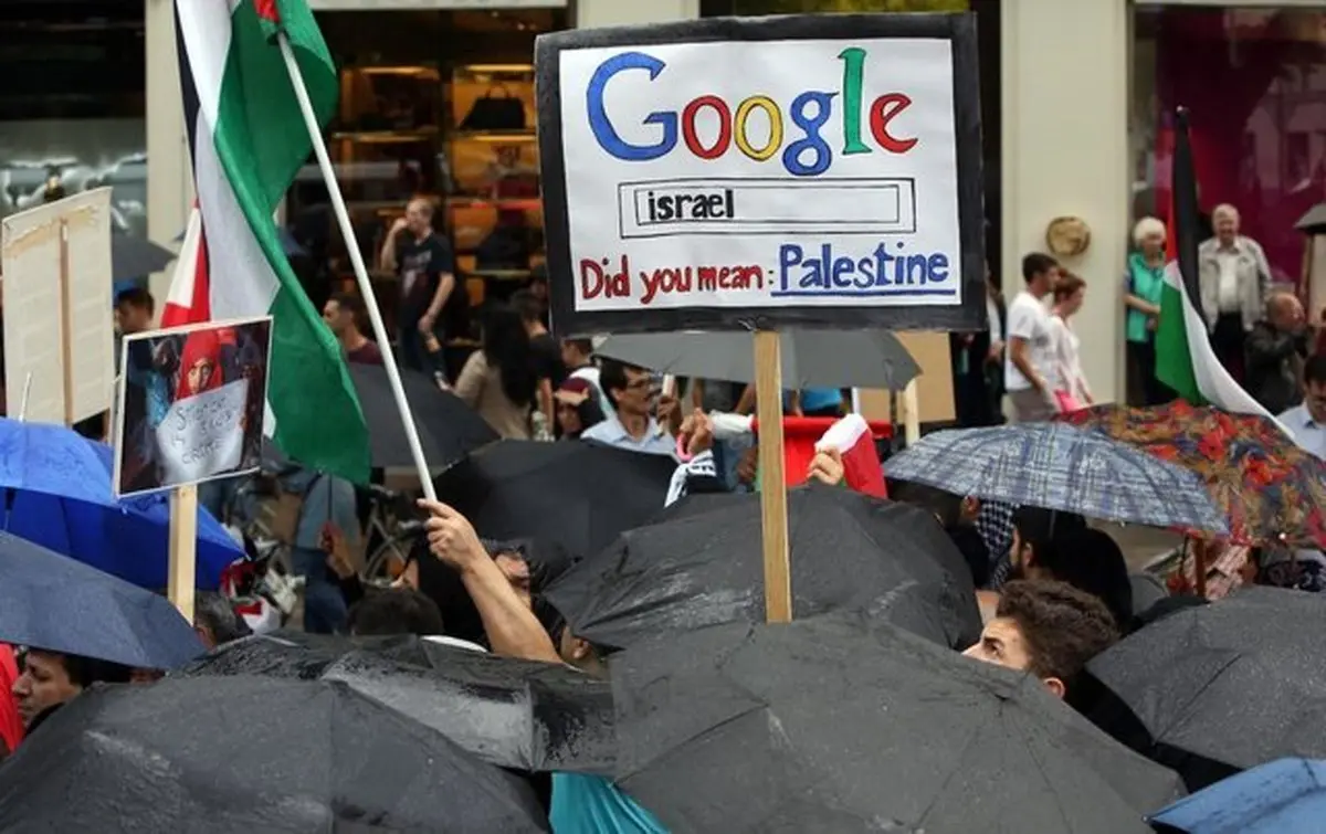  هنرمند مصری به حذف فلسطین از نقشه‌های گوگل واکنش نشان داد