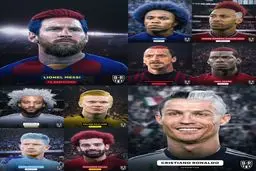 
اگر موهای بازیکنان به رنگ پیراهن تیم‌شان بود 
