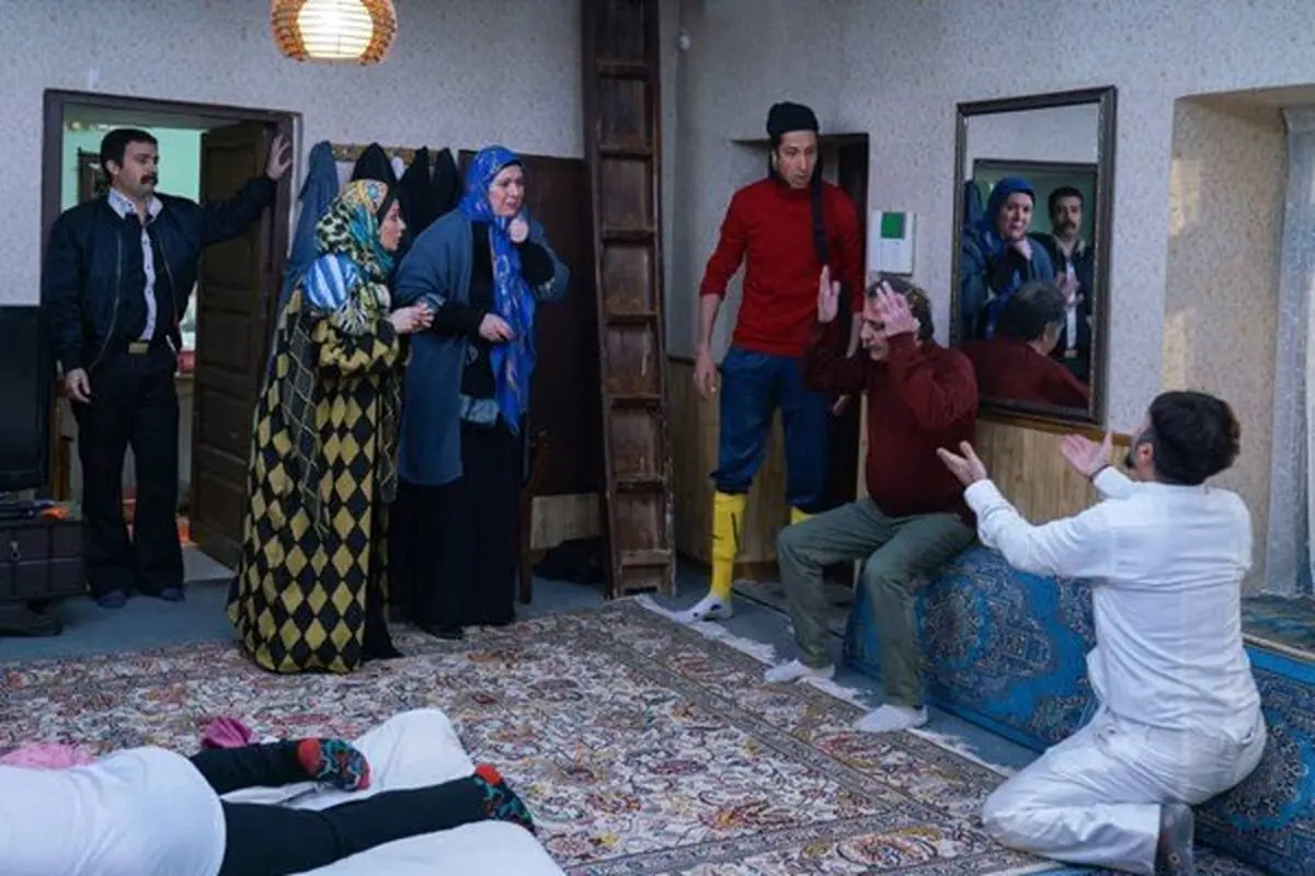 تیپ عجیب بهرام افشاری در سریال پایتخت ۶