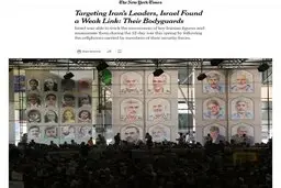 افشای جلسه شعام با هک تلفن محافظان | نیویورک‌تایمز: خطای امنیتی راه ترور فرماندهان ایرانی را باز کرد