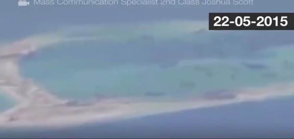 «میو» افسر نیروی دریایی چین در پاسخ به هواپیمای جنگنده آمریکایی + ویدئو 